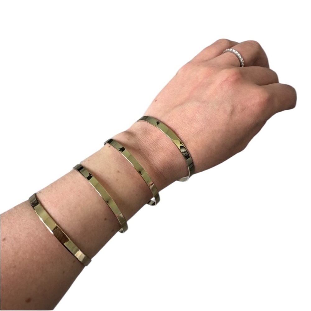 Four Layer Cuff, Gold Tone